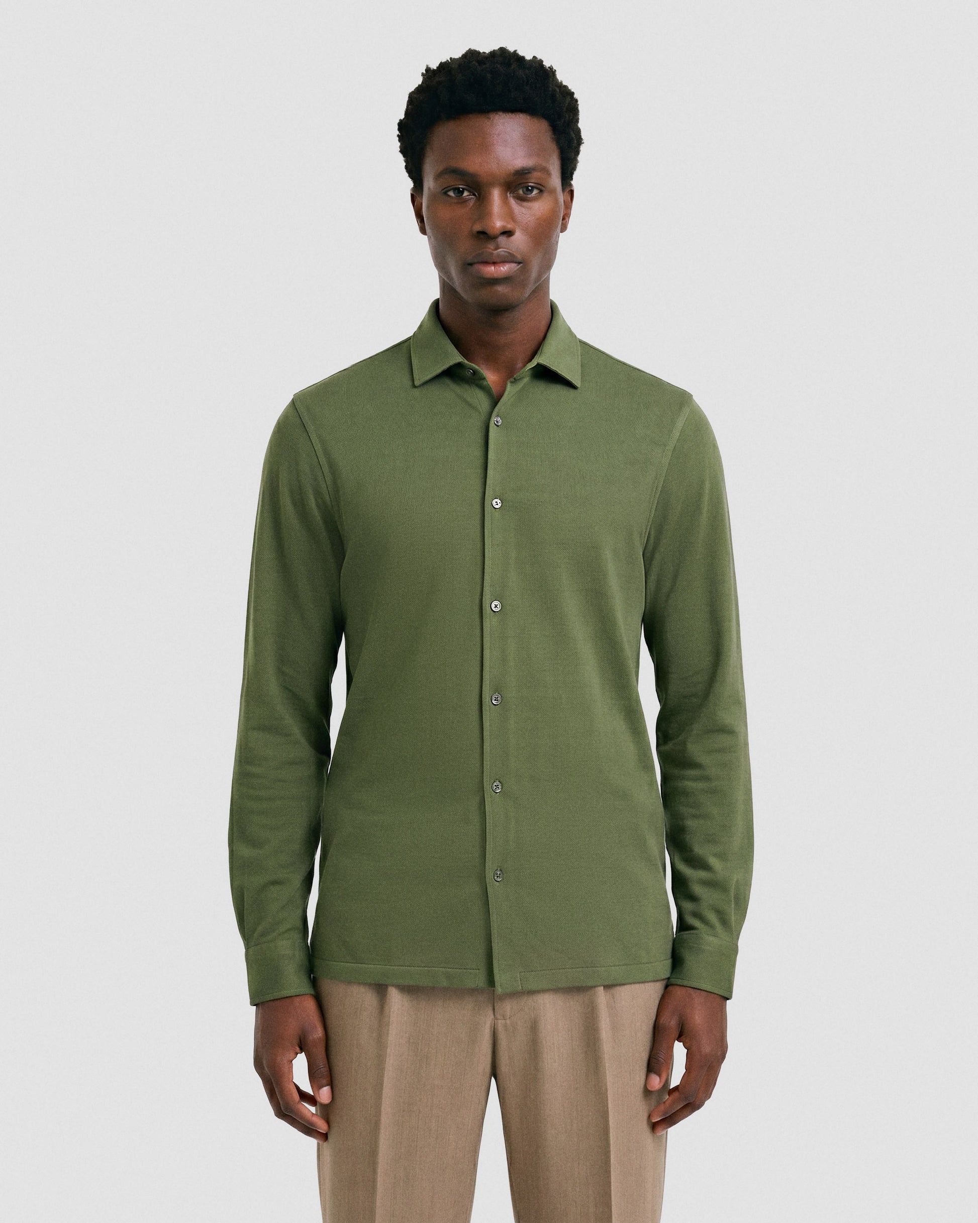 Camicia manica lunga militare | Filippo De Laurentiis