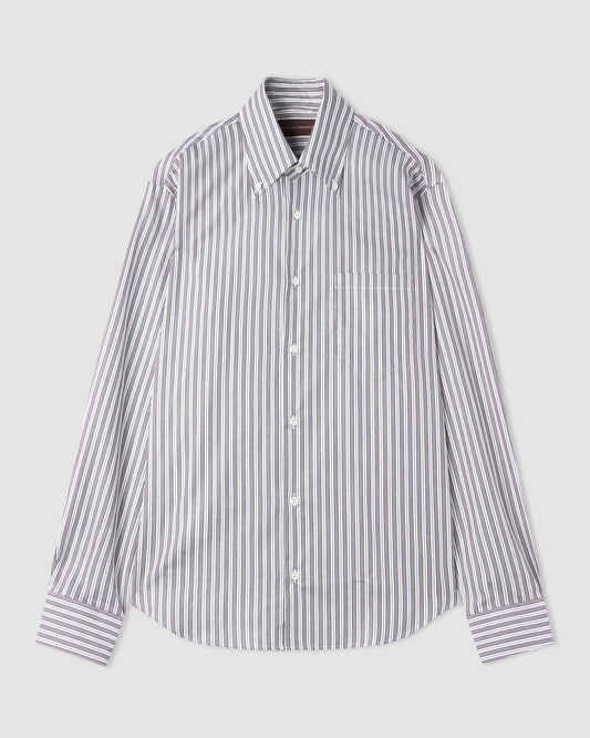 Camicia manica lunga Bianco - Verde | Filippo De Laurentiis