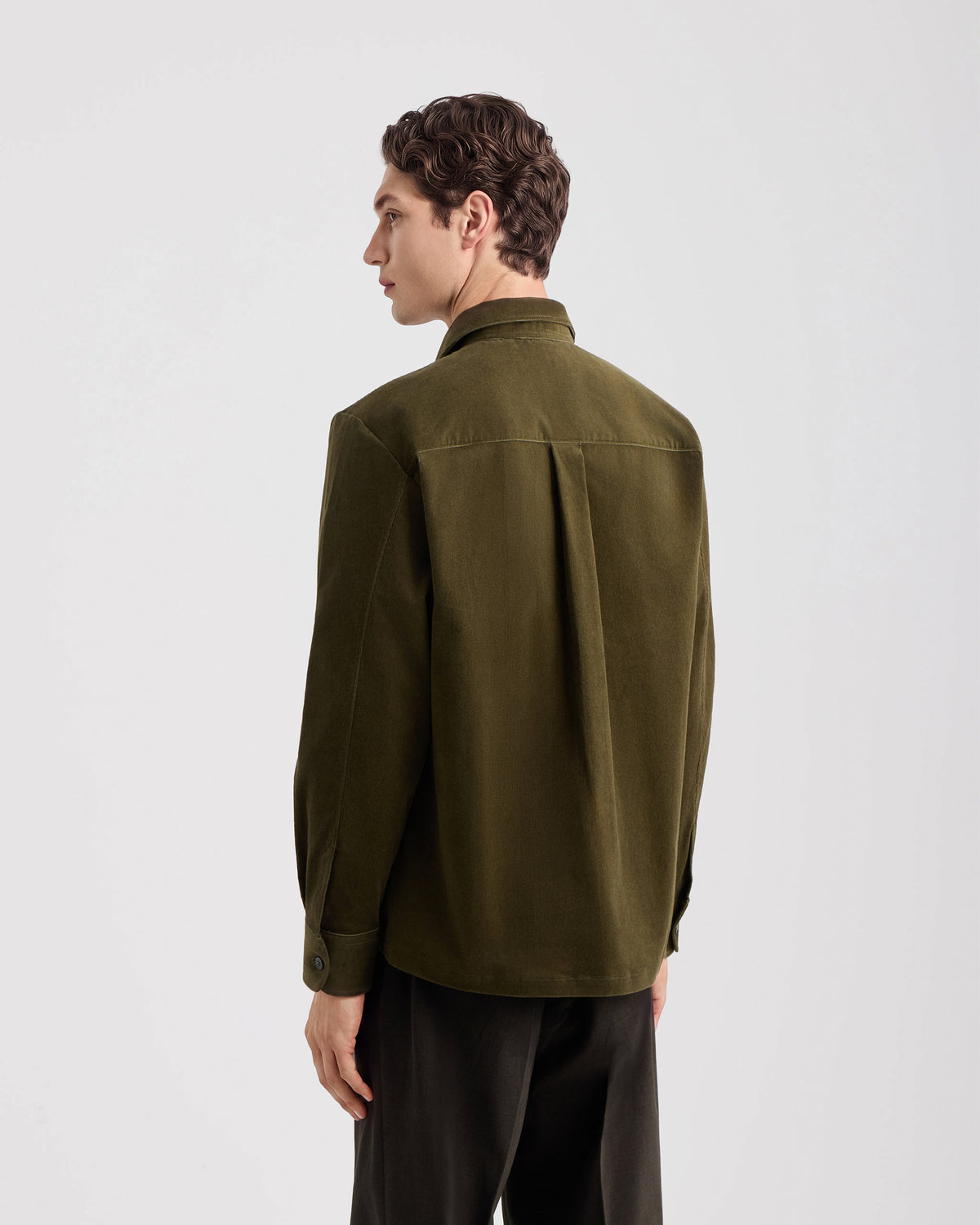 Camicia over manica lunga Militare | Filippo De Laurentiis