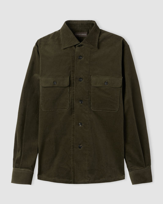 Camicia over manica lunga Militare | Filippo De Laurentiis