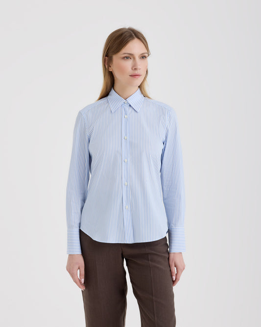 Shirt WHITE LIGHT BLUE | Filippo De Laurentiis