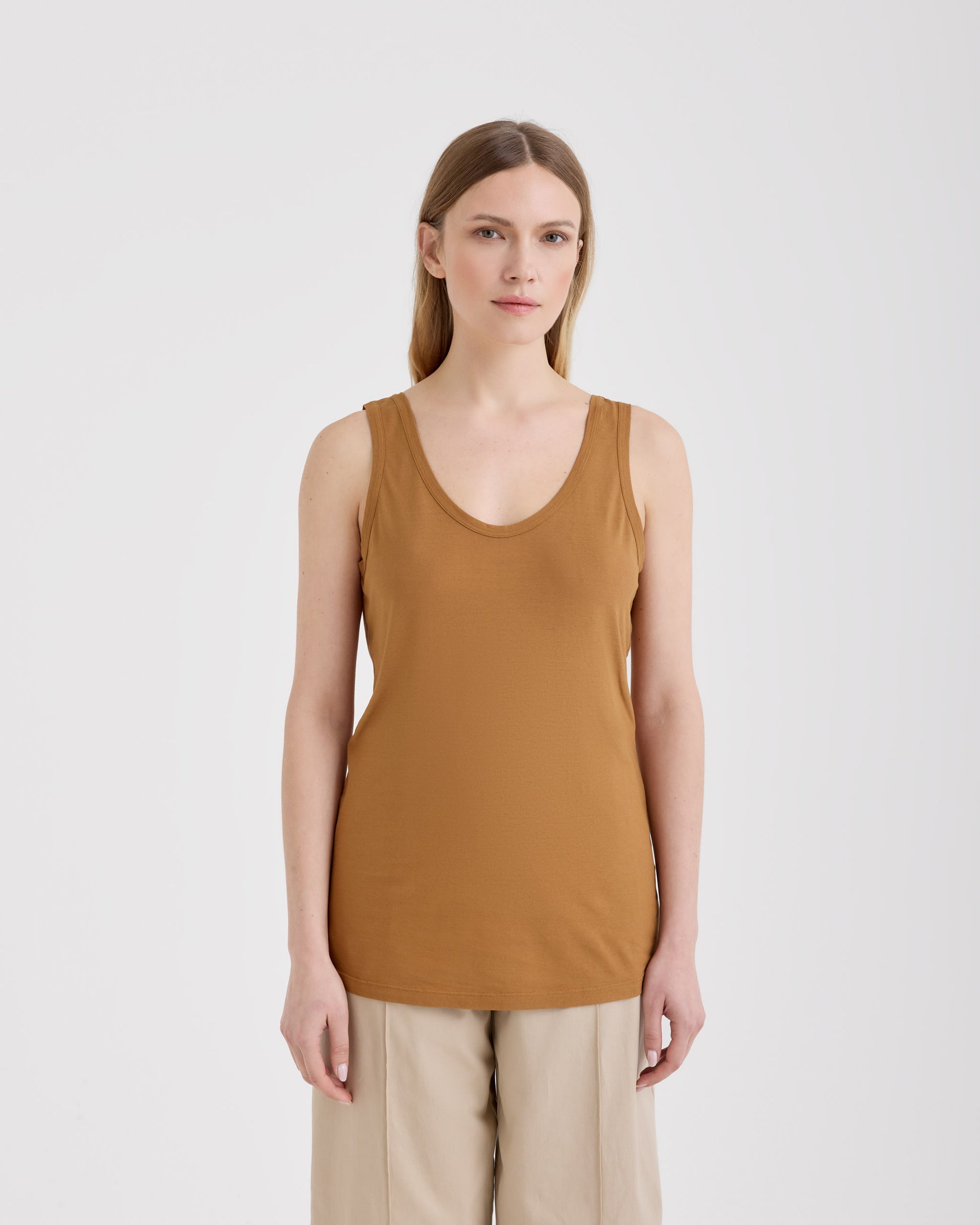 Canotta Cammello chiaro | Filippo De Laurentiis