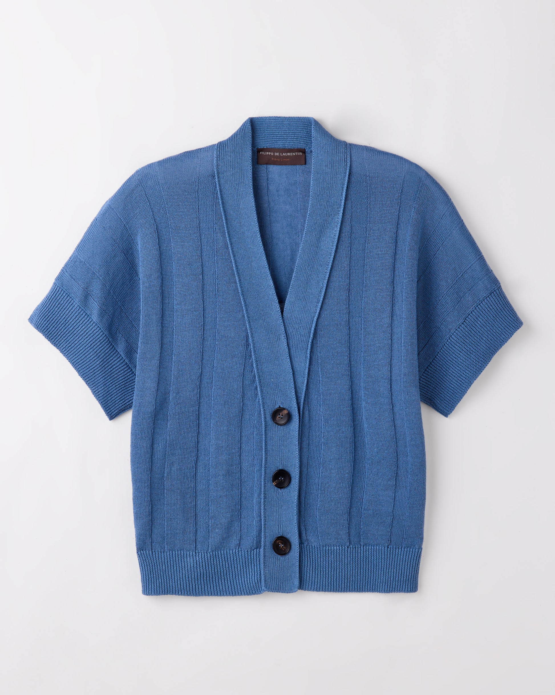Cardigan con bottoni Blu placido | Filippo De Laurentiis