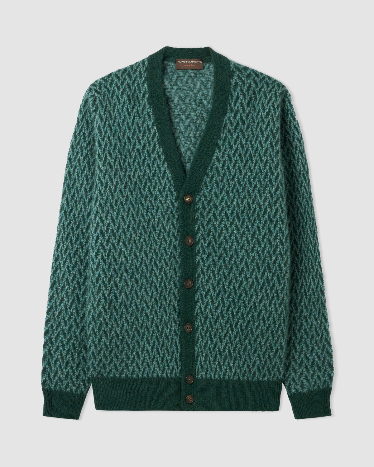 Cardigan con bottoni manica lunga