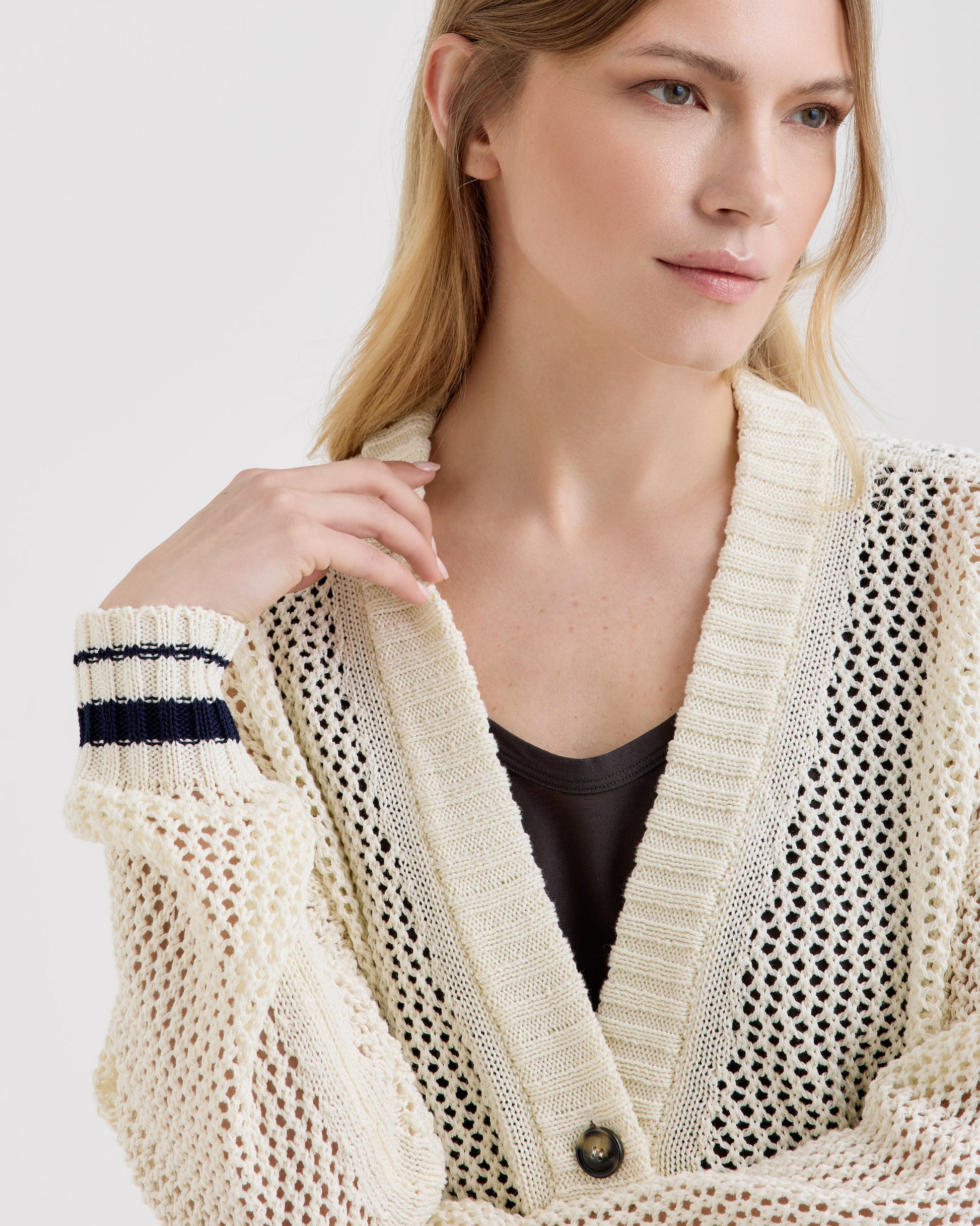 Buttoned cardigan  CHALK OVERSEAS | Filippo De Laurentiis