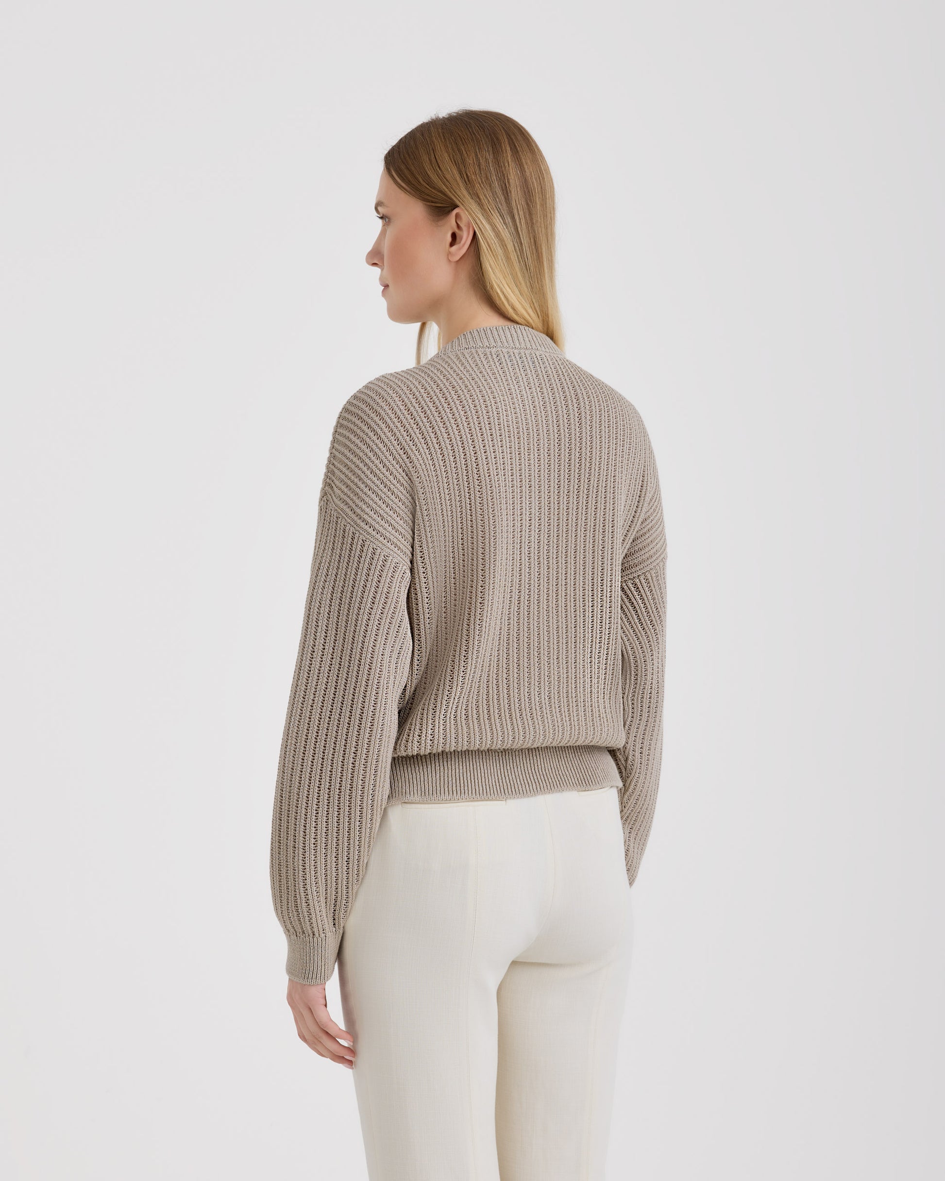Cardigan IVORY | Filippo De Laurentiis