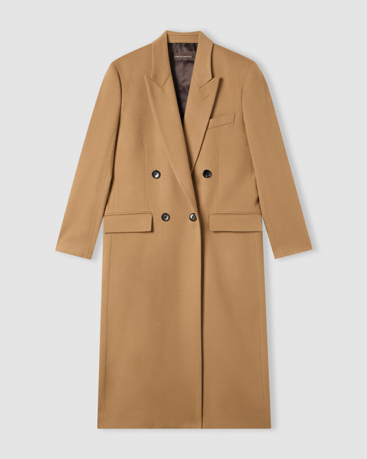 Cappotto doppio petto Beige | Filippo De Laurentiis