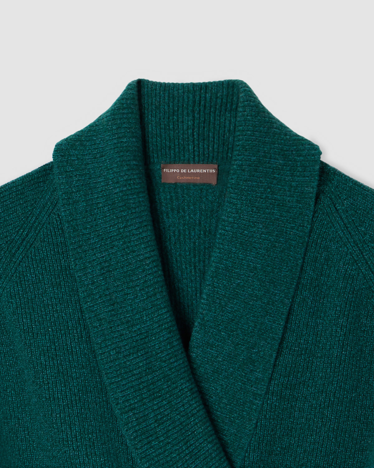 Long-sleeved shawl collar cardigan |1521248|