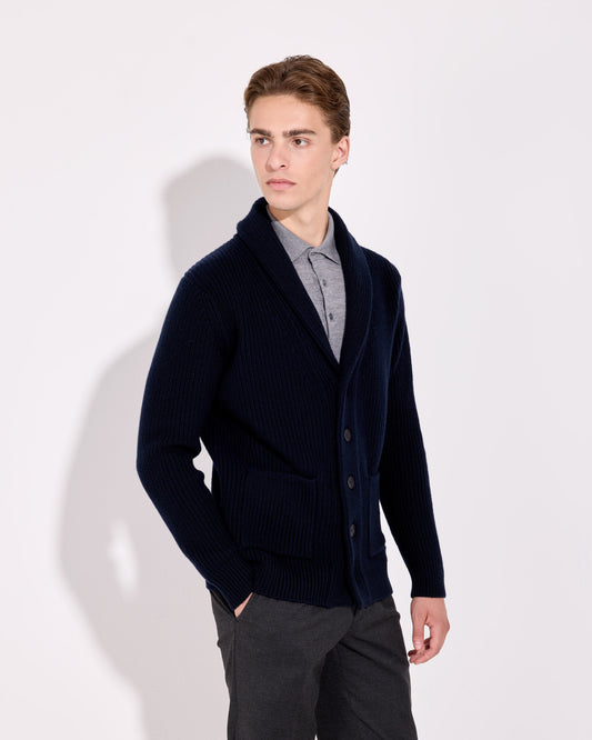 Cardigan sciallato costa inglese