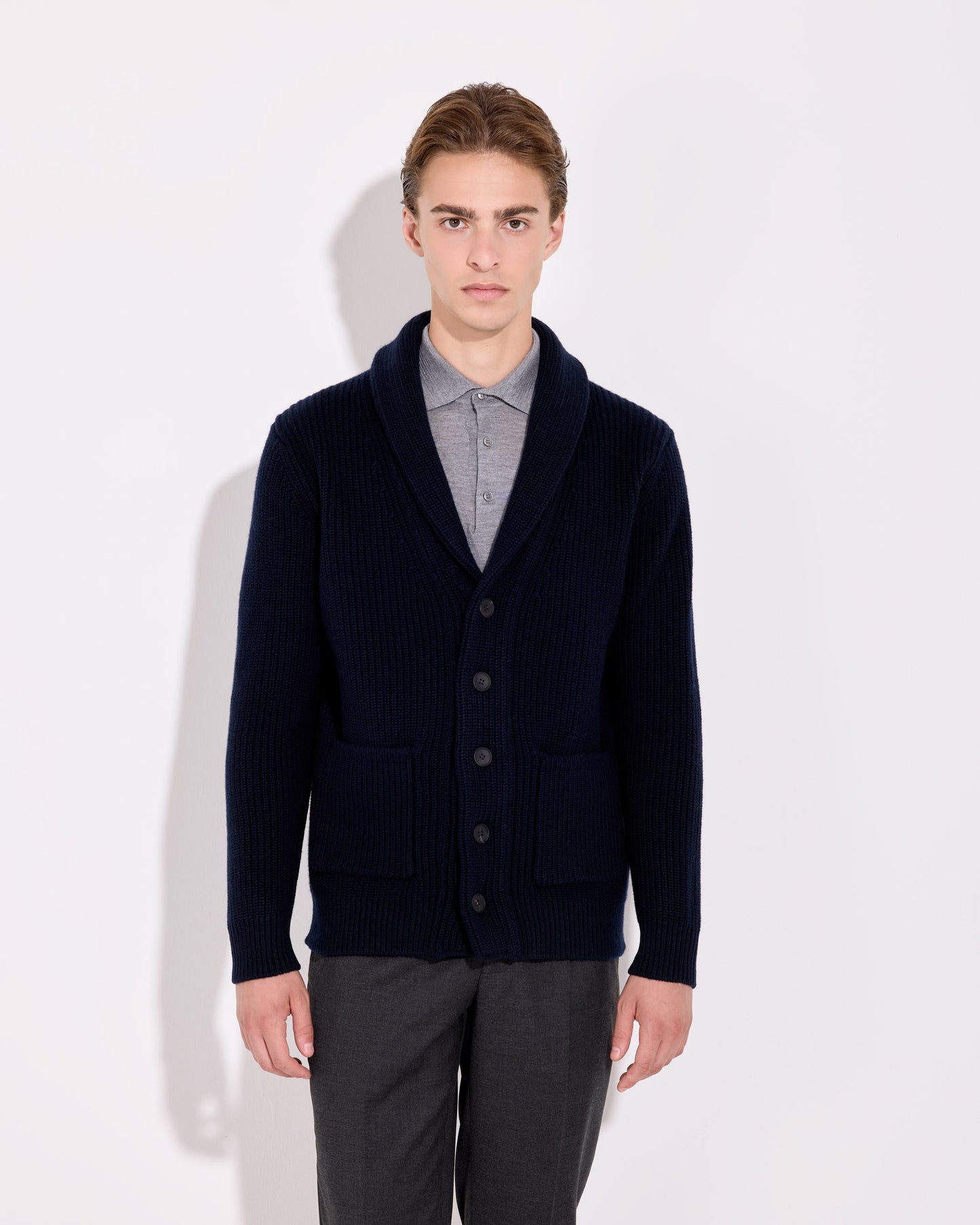 Cardigan sciallato costa inglese