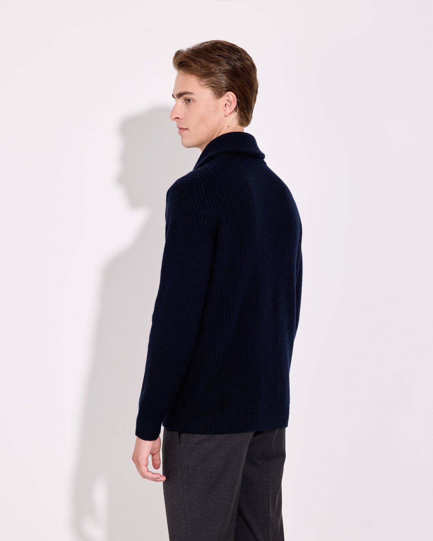 Cardigan sciallato costa inglese