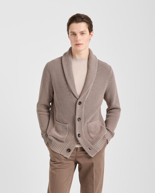 Textured shawl cardigan |144958|