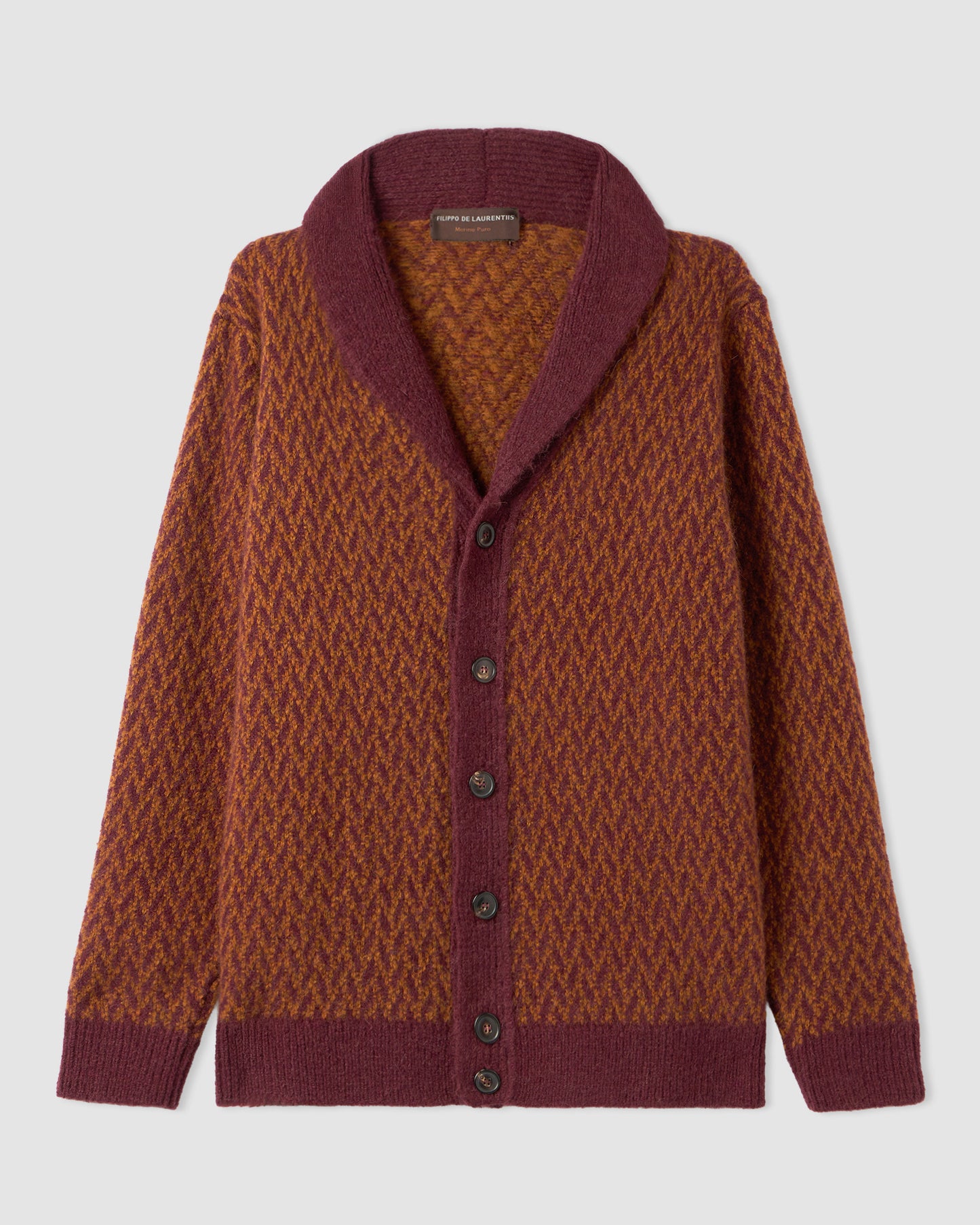 Cardigan sciallato manica lunga |1003760|