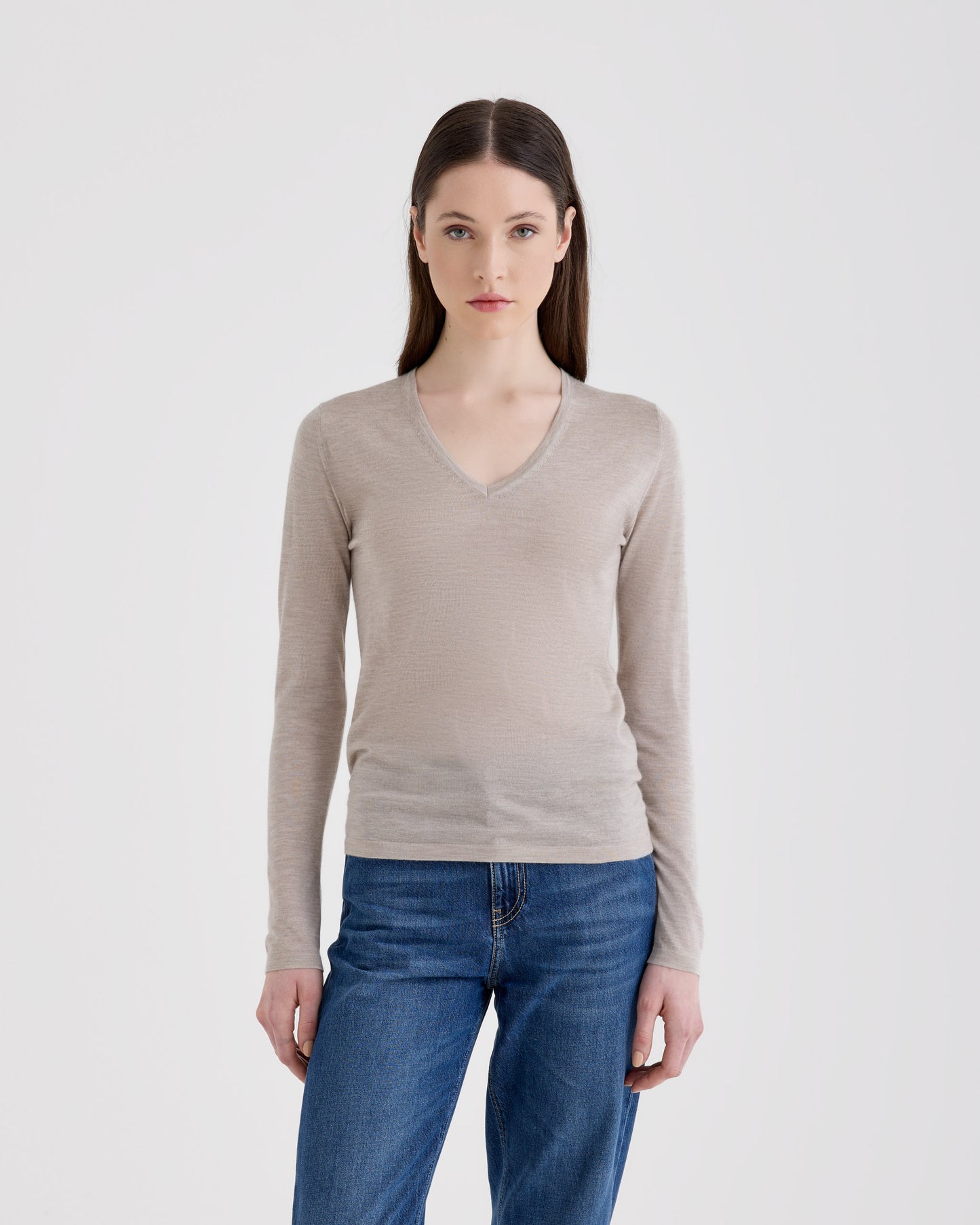 V-neck sweater