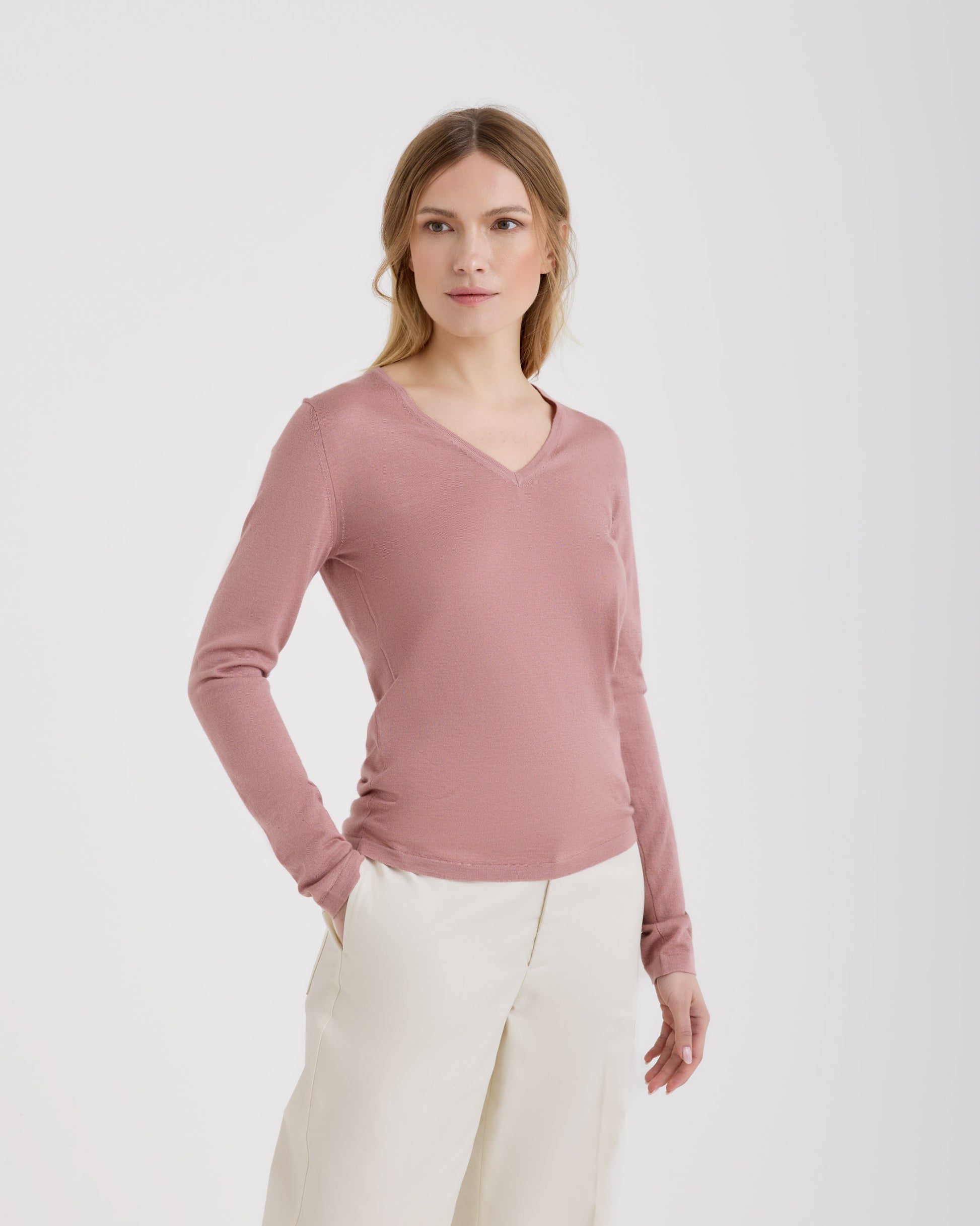 Scollo V Rosa baby | Filippo De Laurentiis