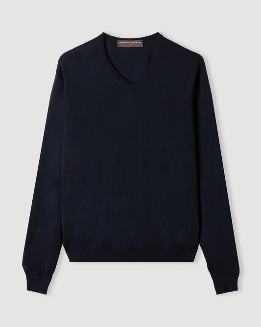 Scollo v Blu navy | Filippo De Laurentiis