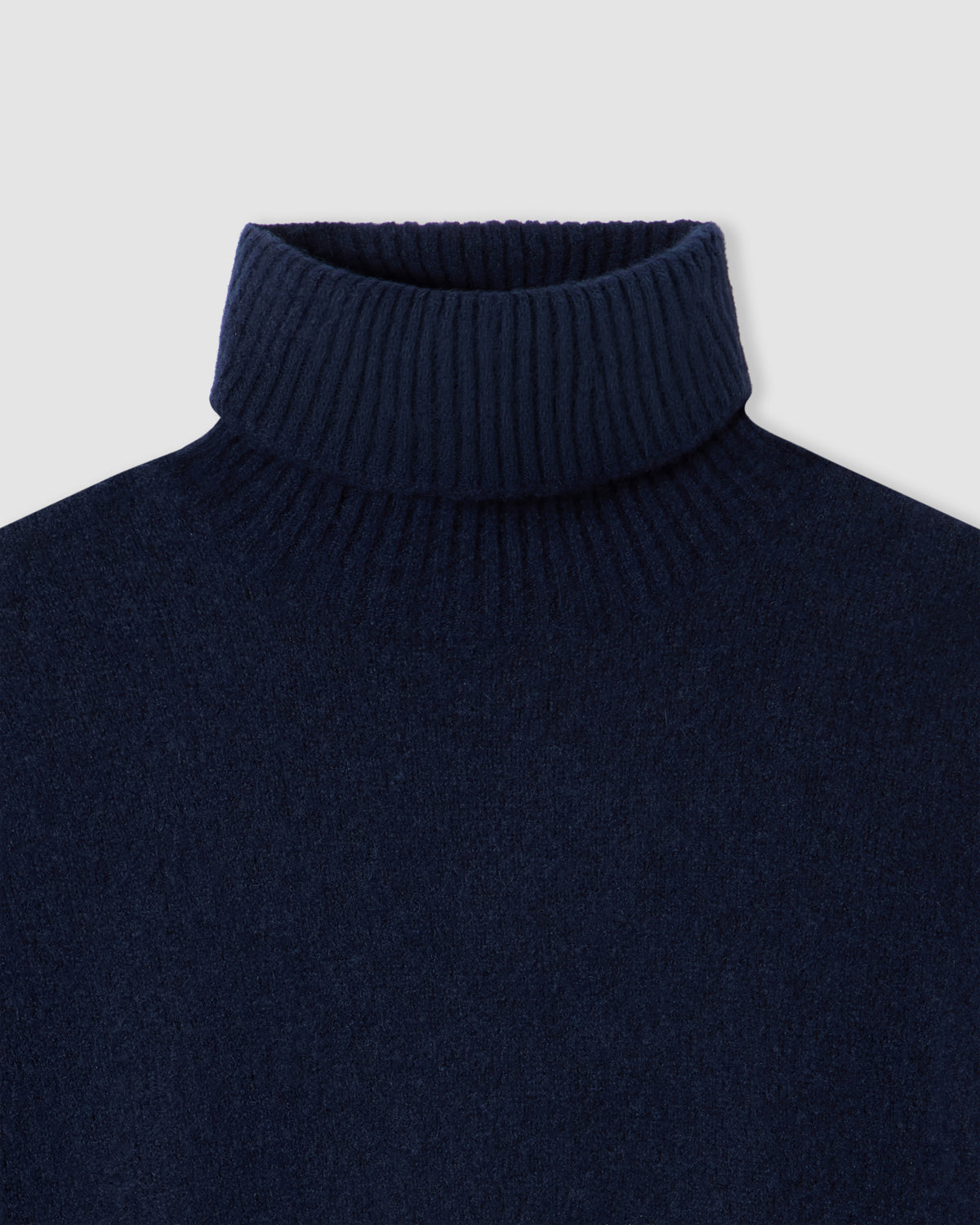 Short-sleeved turtleneck sweater |1521253|