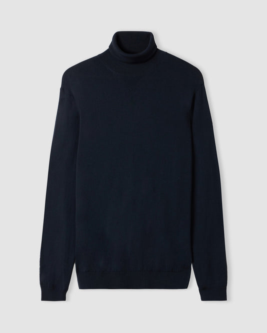 Turtleneck sweater Navy blue | Filippo De Laurentiis