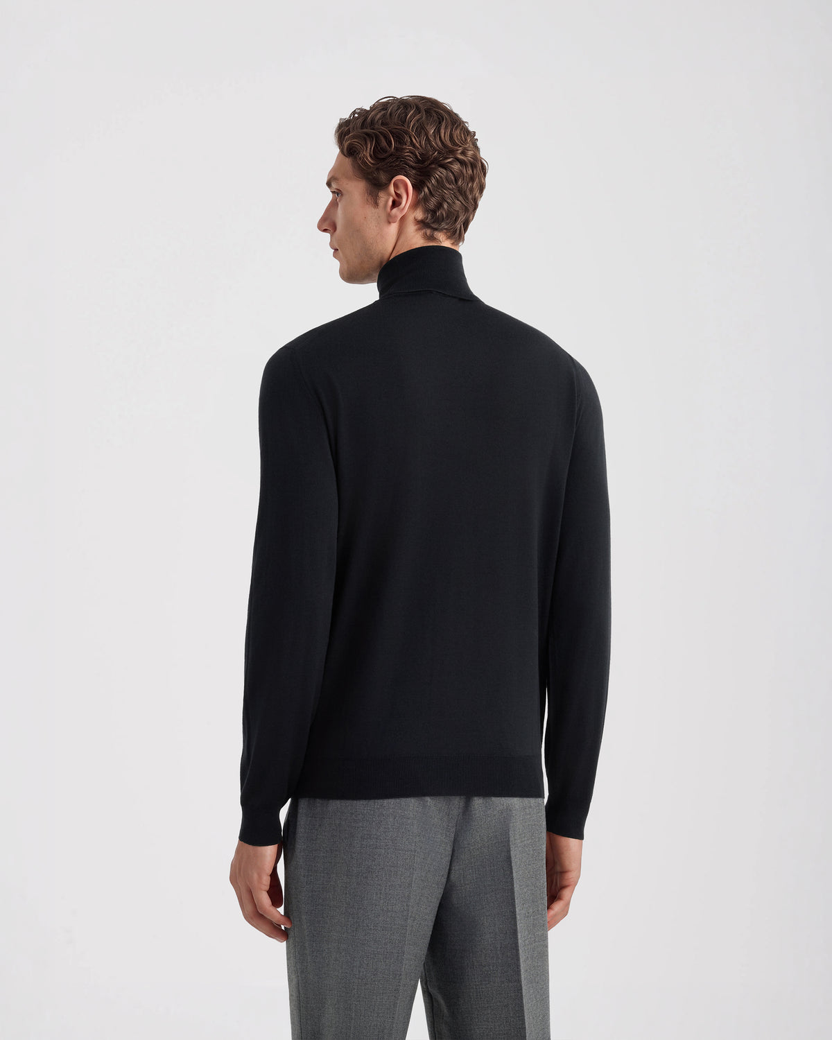 Turtleneck sweater Black | Filippo De Laurentiis