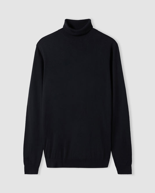 Turtleneck sweater Black | Filippo De Laurentiis