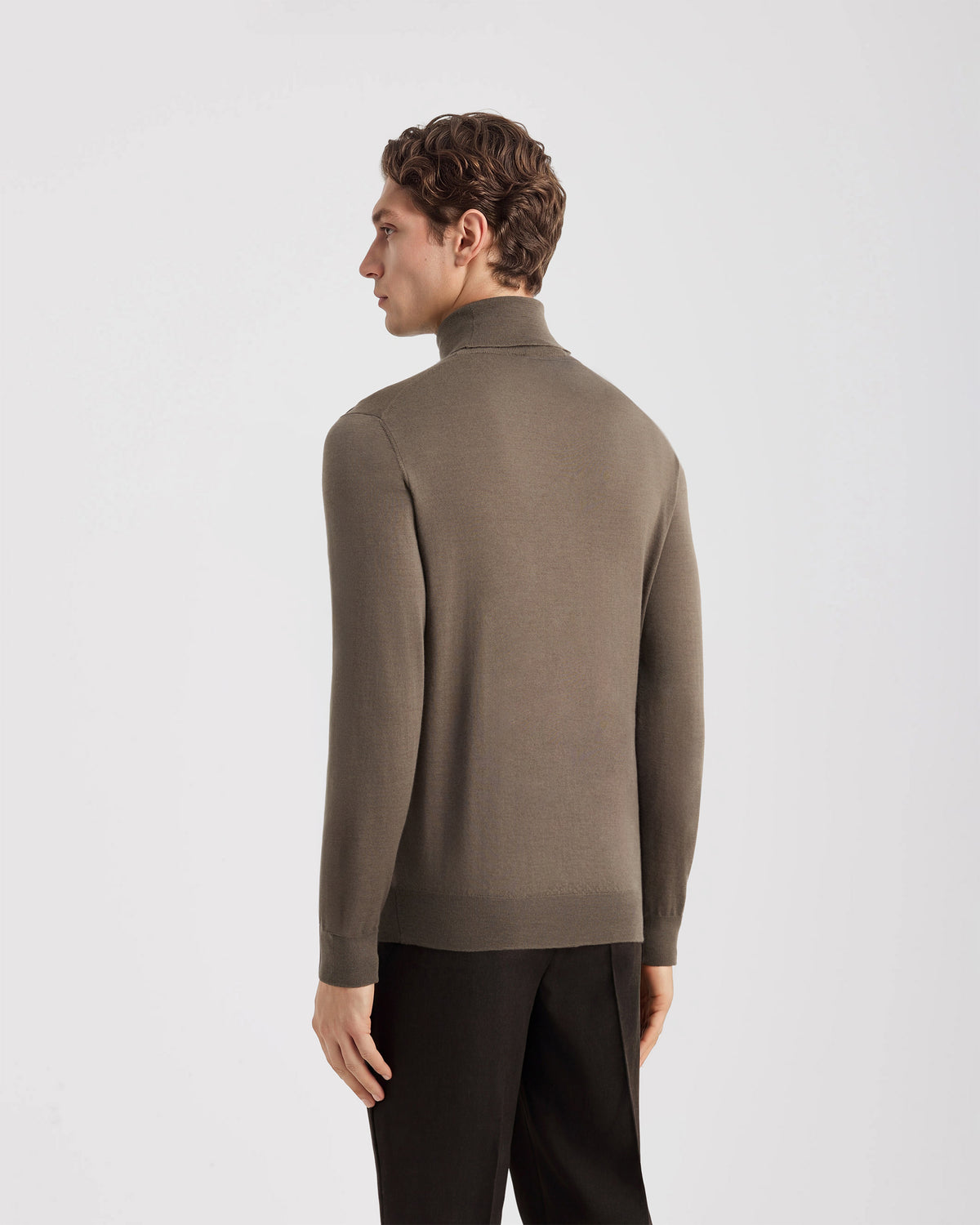 Turtleneck sweater Cocoa | Filippo De Laurentiis