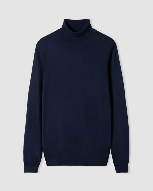 Turtleneck sweater Navy blue | Filippo De Laurentiis