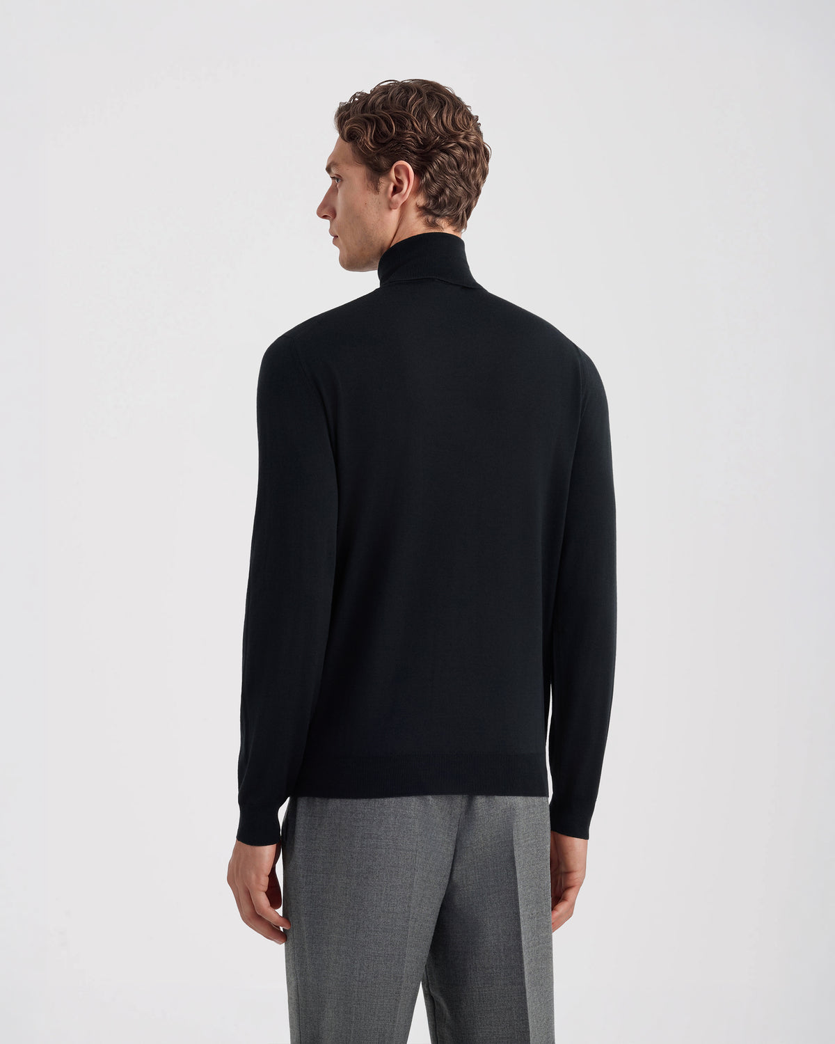 Turtleneck sweater Navy blue | Filippo De Laurentiis