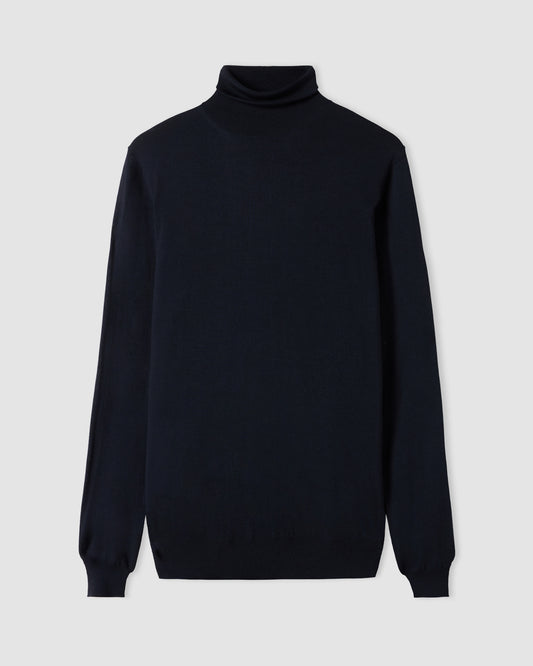 Turtleneck sweater Navy blue | Filippo De Laurentiis