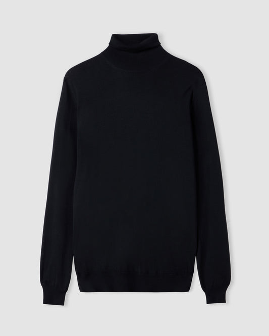 Turtleneck sweater Black | Filippo De Laurentiis