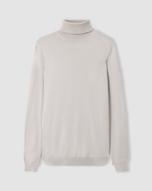 Turtleneck sweater BEIGE | Filippo De Laurentiis