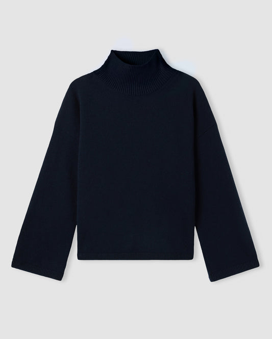 Dolcevita manica lunga Blu Navy | Filippo De Laurentiis