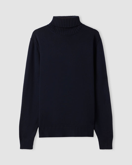 Dolcevita manica lunga Blu Navy | Filippo De Laurentiis