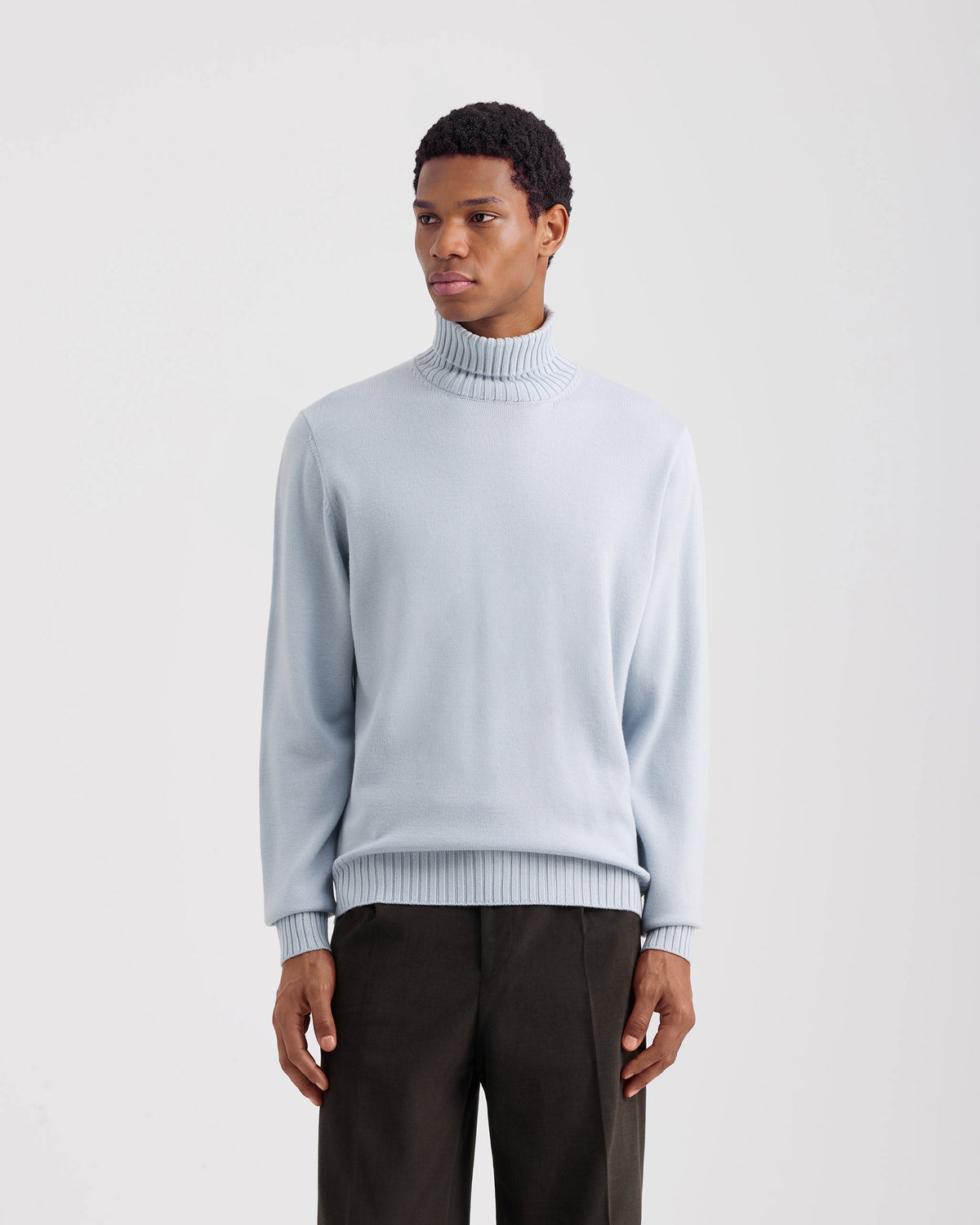 Turtleneck sweater Grigio Chiaro | Filippo De Laurentiis
