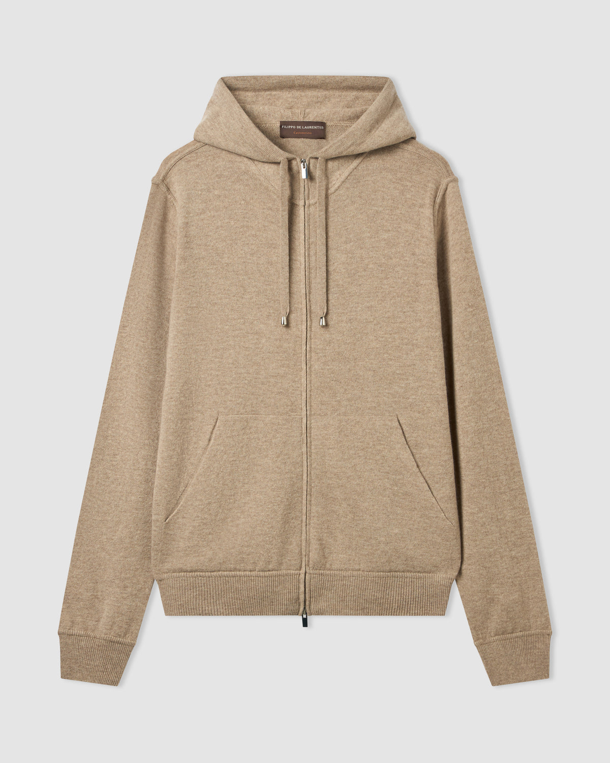 Fullzip manica lunga Sabbia | Filippo De Laurentiis