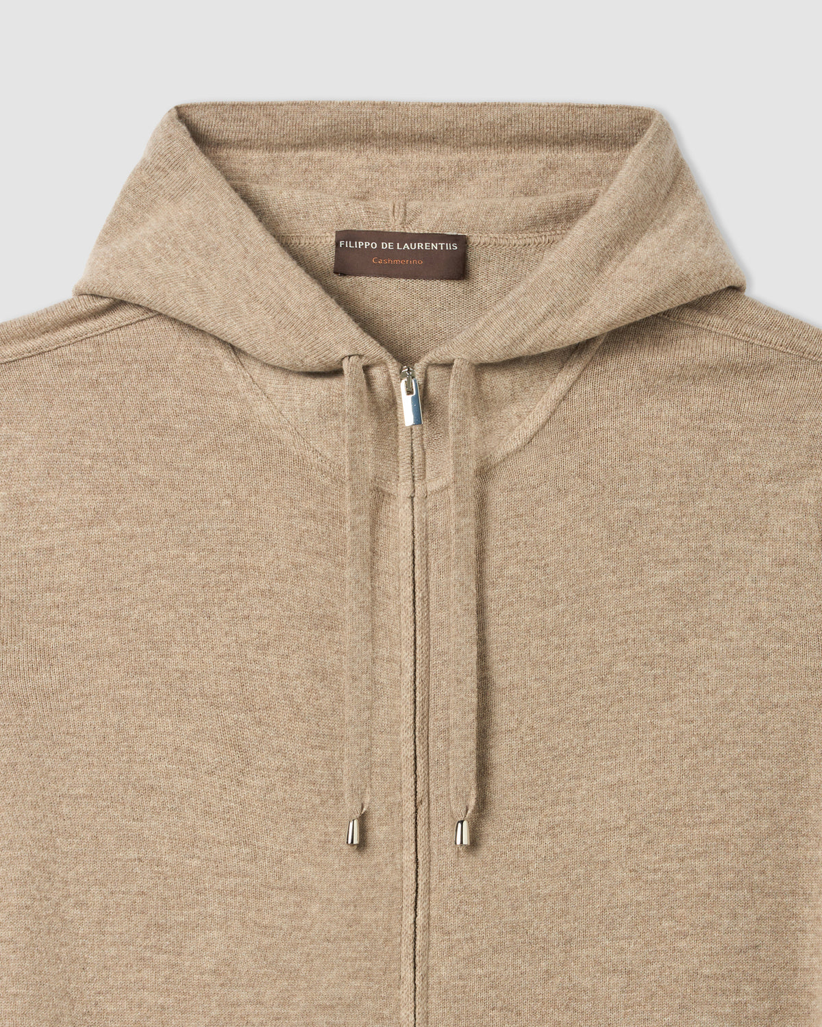 Fullzip manica lunga Sabbia | Filippo De Laurentiis