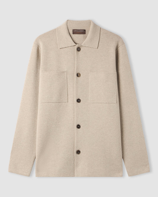 Overshirt ECRU | Filippo De Laurentiis