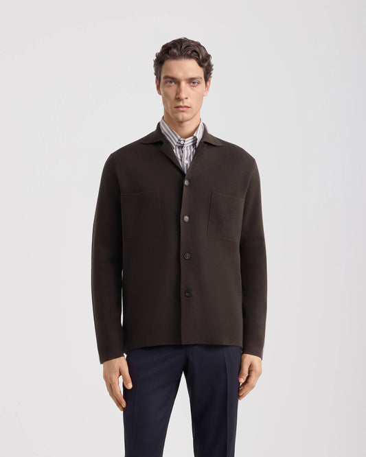 Overshirt BROWN | Filippo De Laurentiis