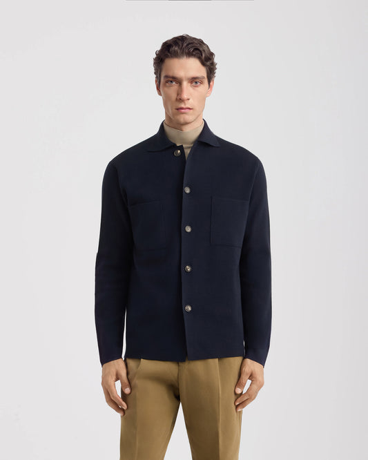 Overshirt NAVY BLUE | Filippo De Laurentiis