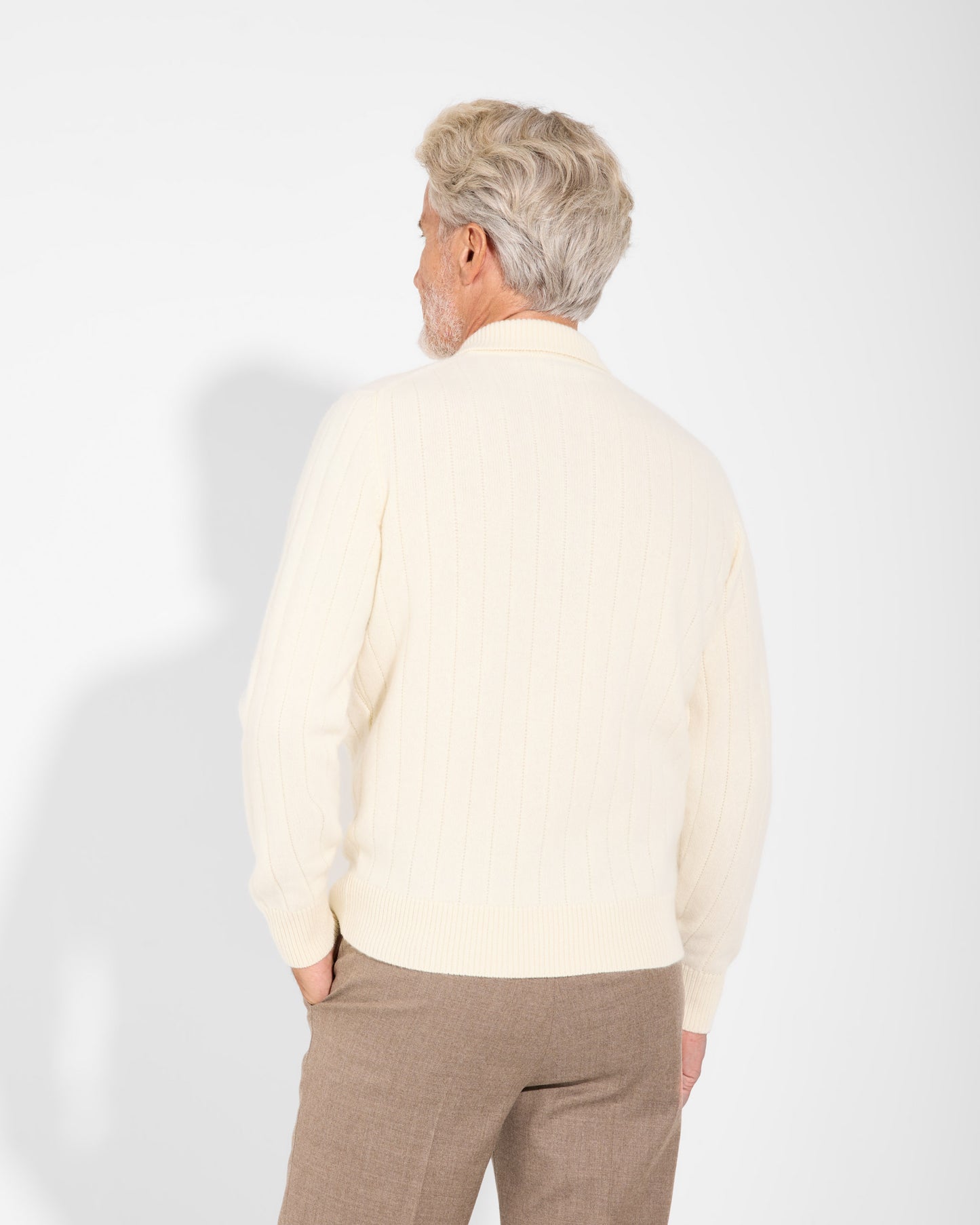 Fullzip collo polo a coste