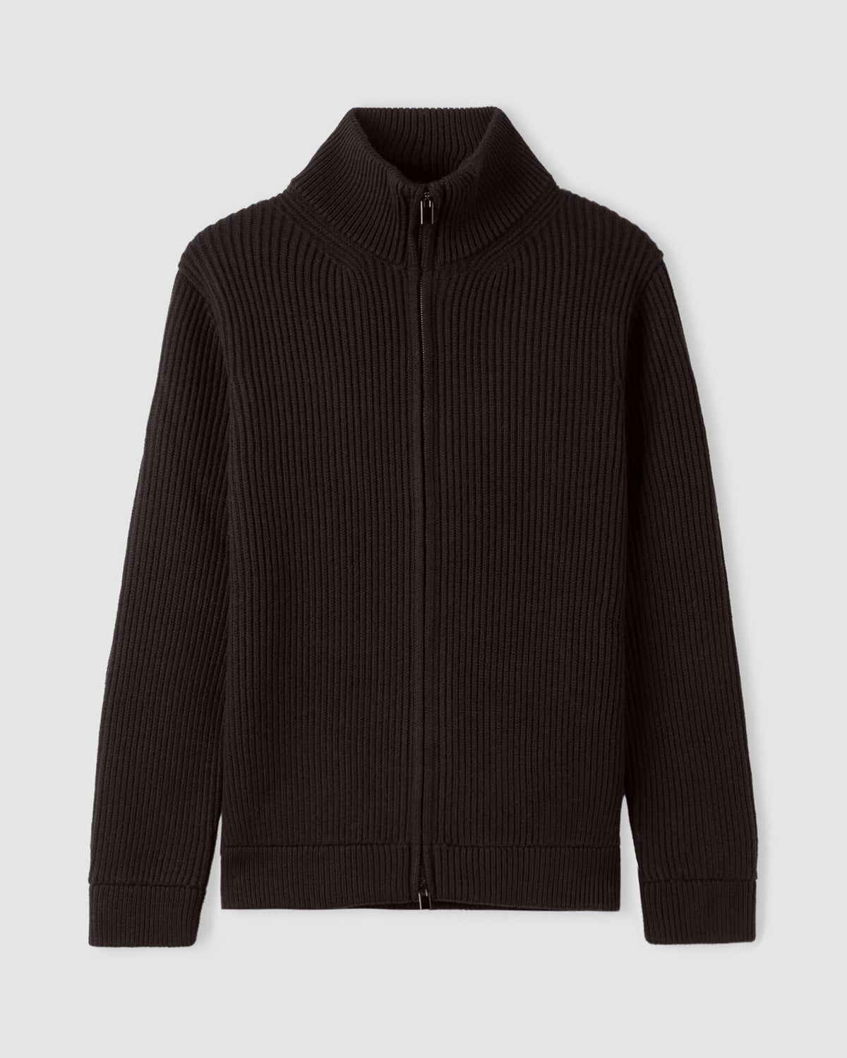 Fullzip manica lunga Marrone | Filippo De Laurentiis