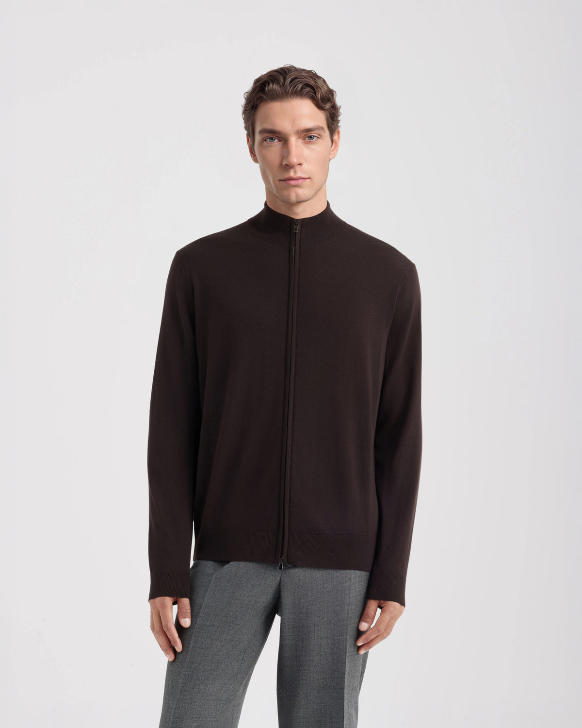 Full-zip sweater