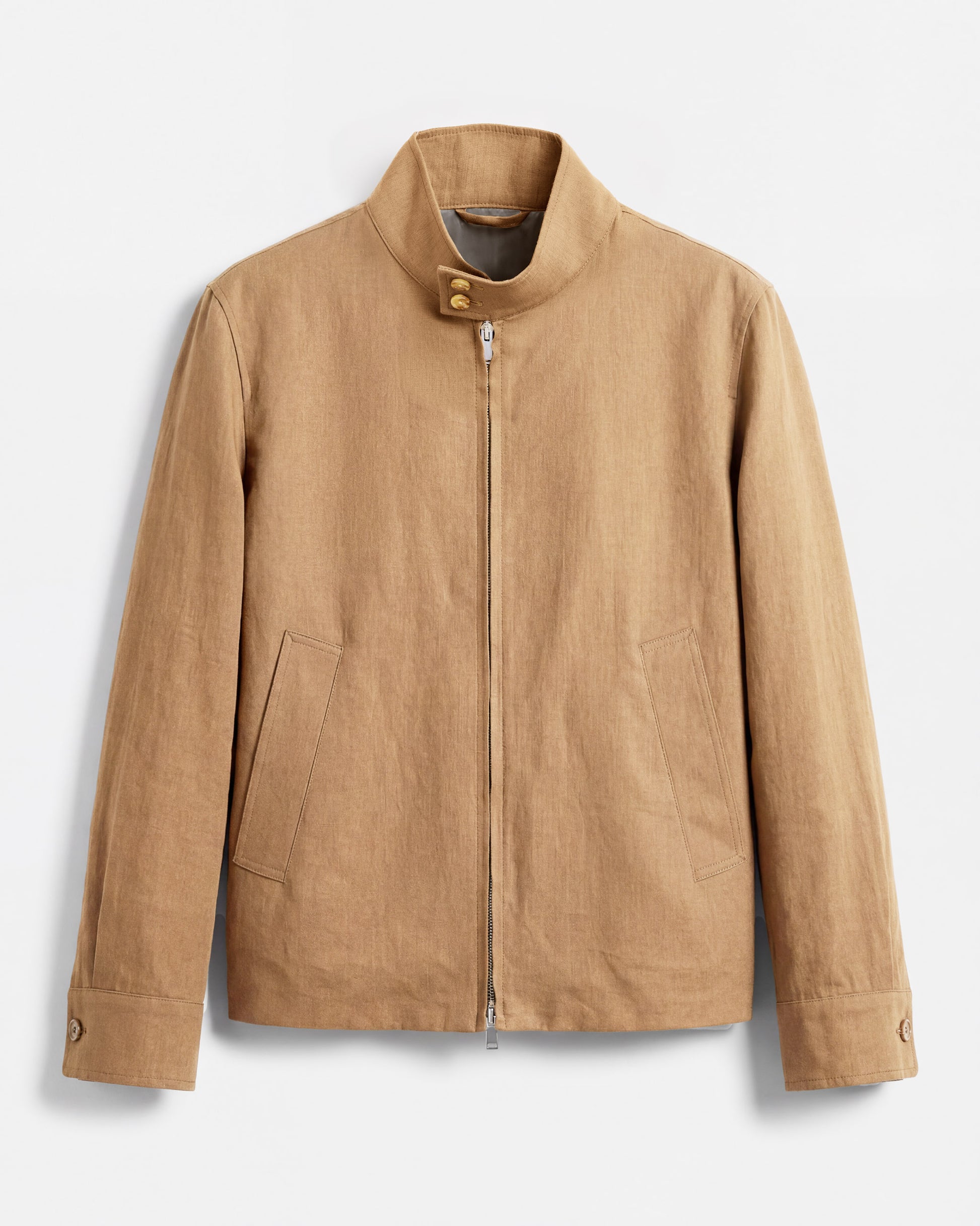 Giacca full-zip Beige | Filippo De Laurentiis
