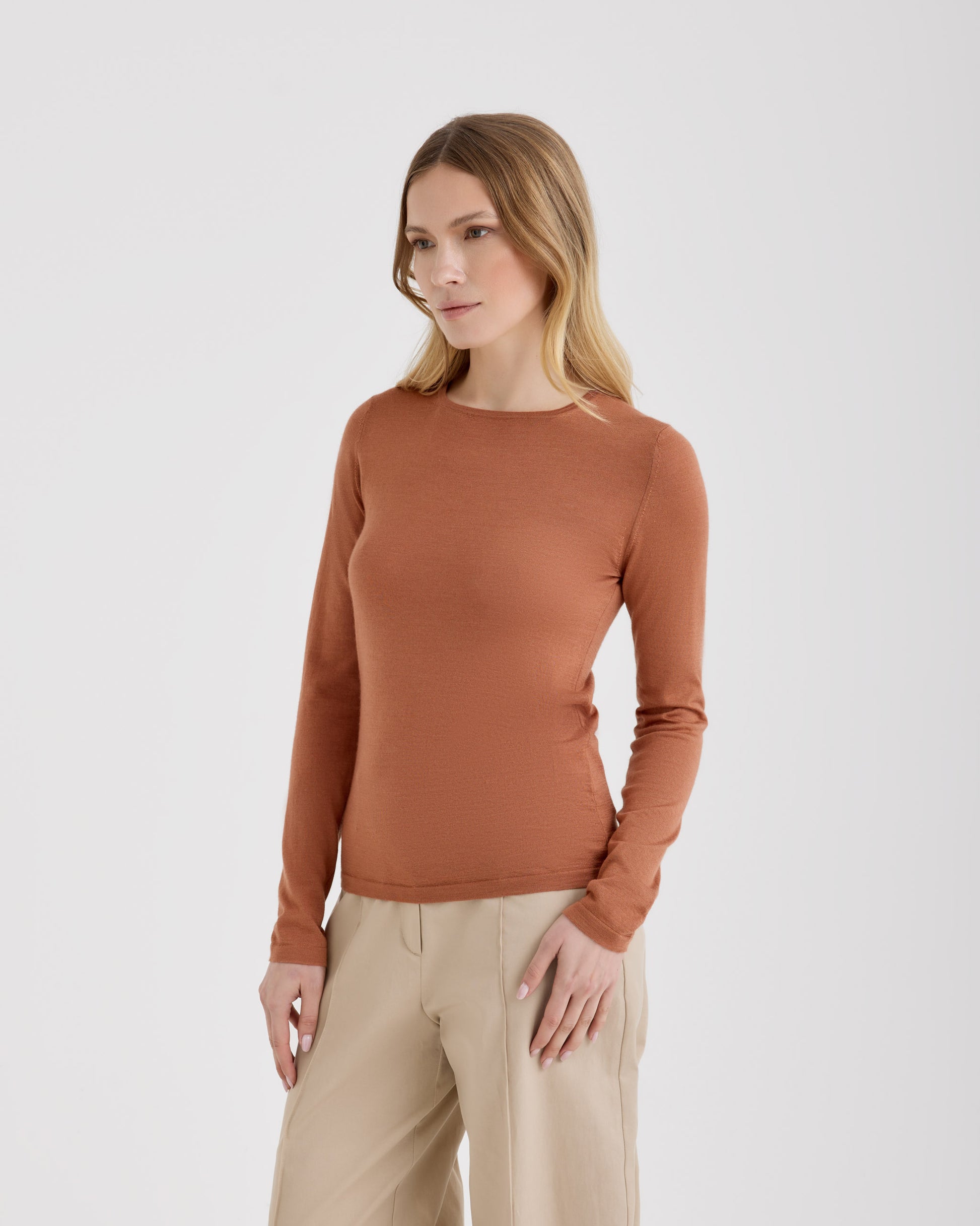 Crewneck RUST | Filippo De Laurentiis