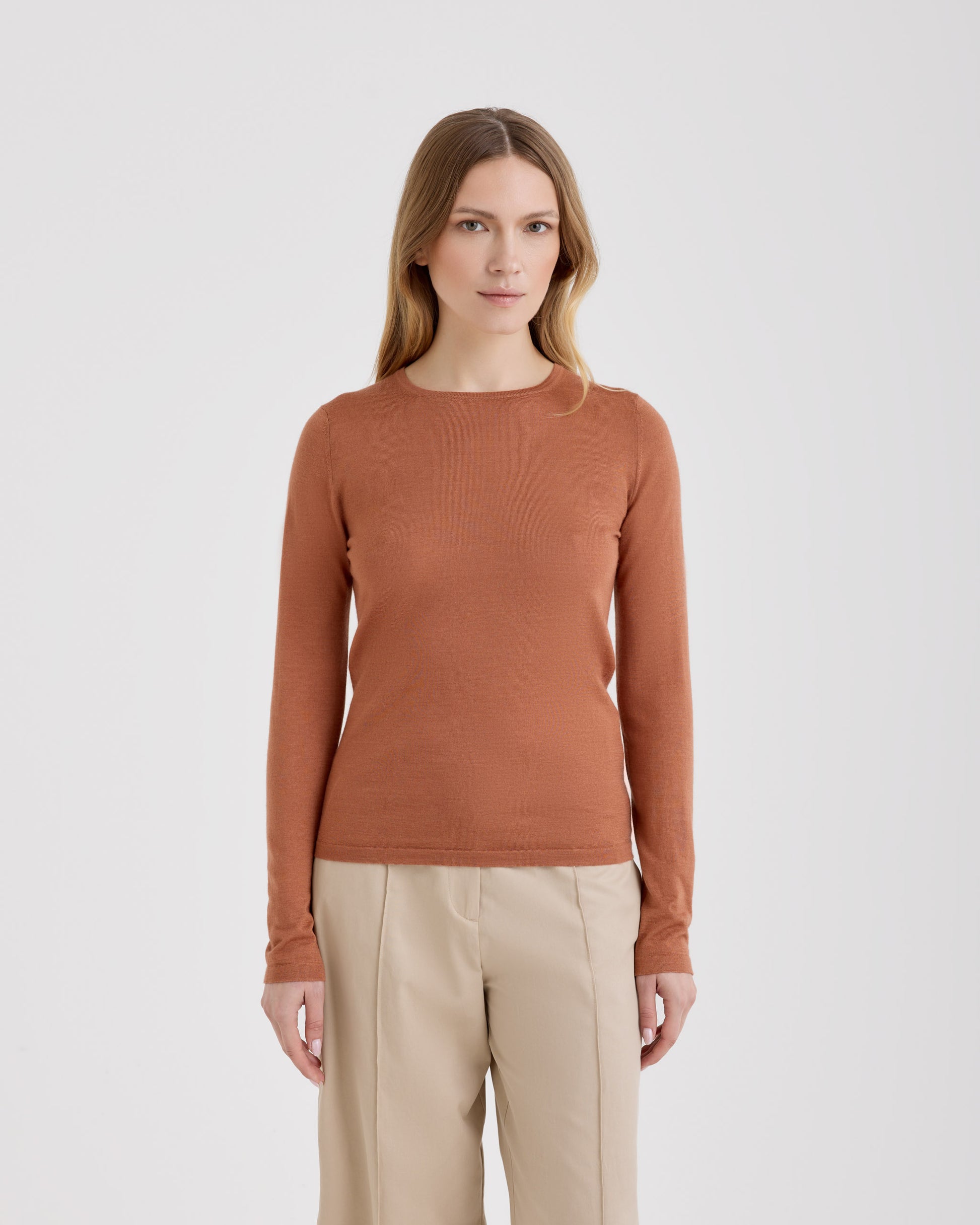 Crewneck RUST | Filippo De Laurentiis