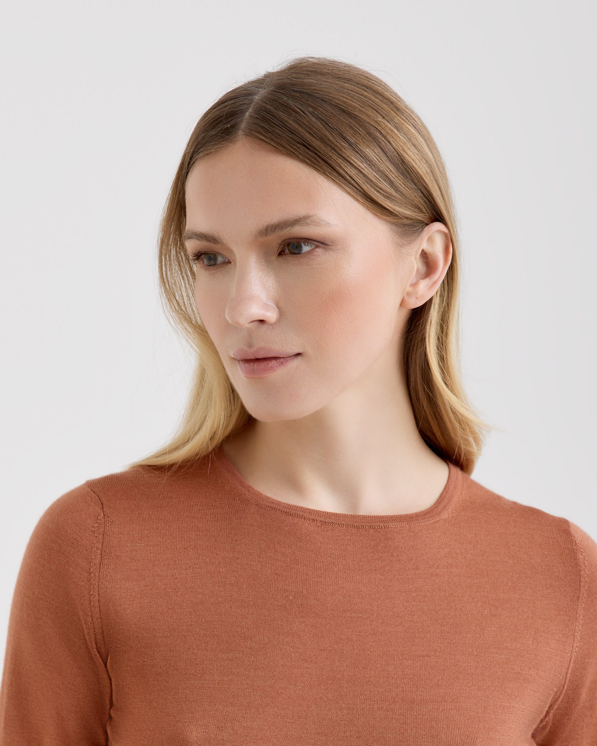 Crewneck RUST | Filippo De Laurentiis