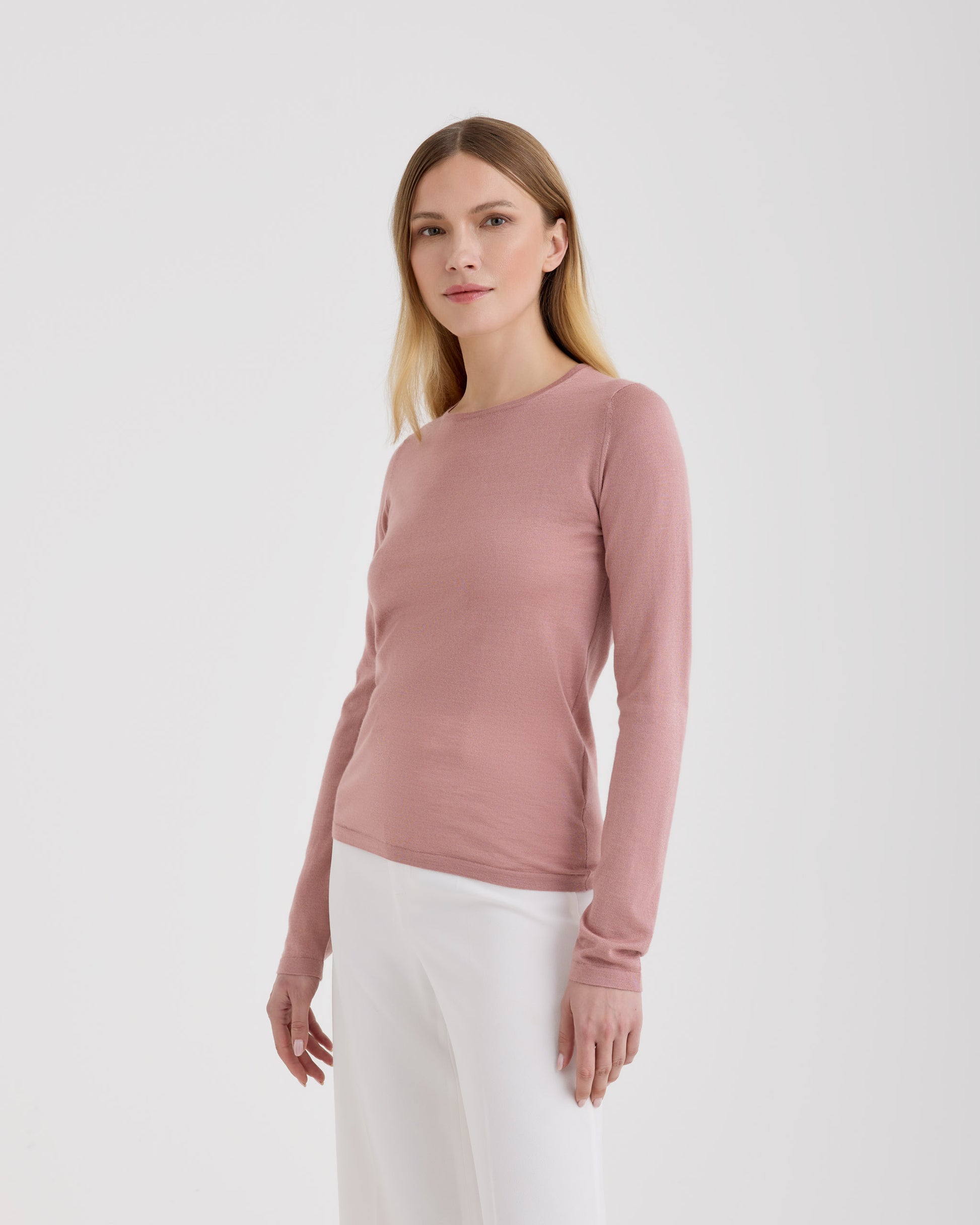 Girocollo slim Rosa baby | Filippo De Laurentiis