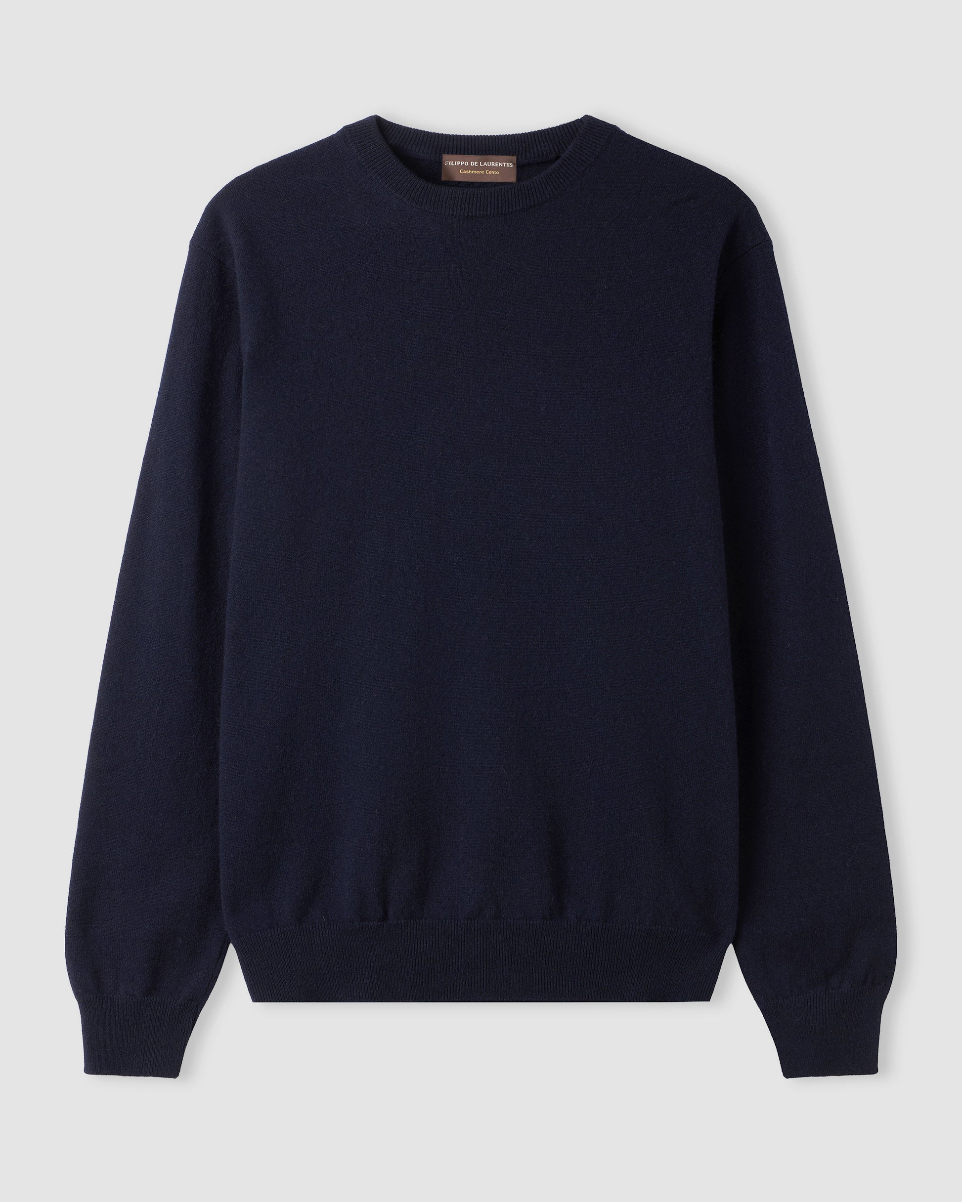 Girocollo manica lunga Blu Navy | Filippo De Laurentiis