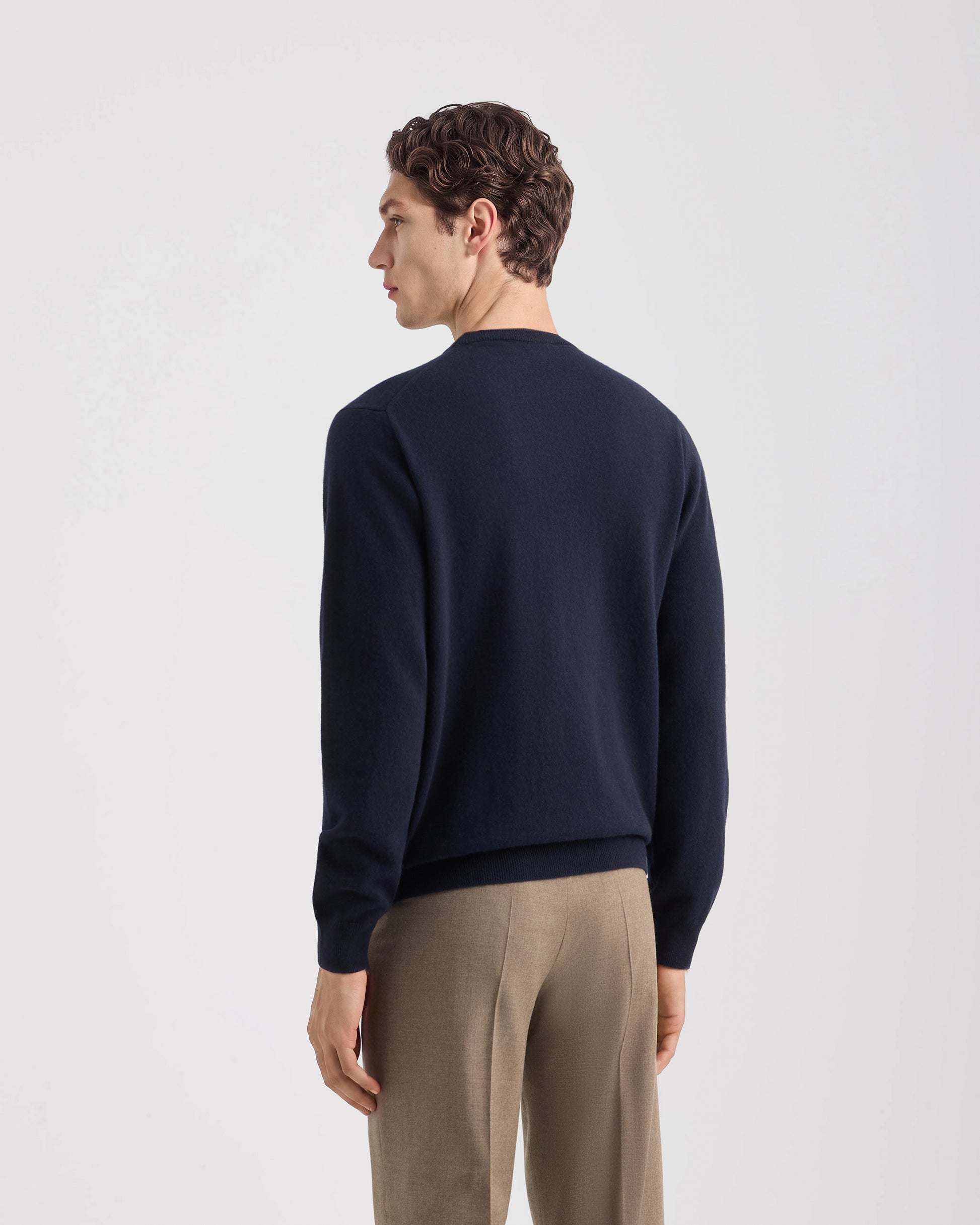 Girocollo manica lunga Blu Navy | Filippo De Laurentiis