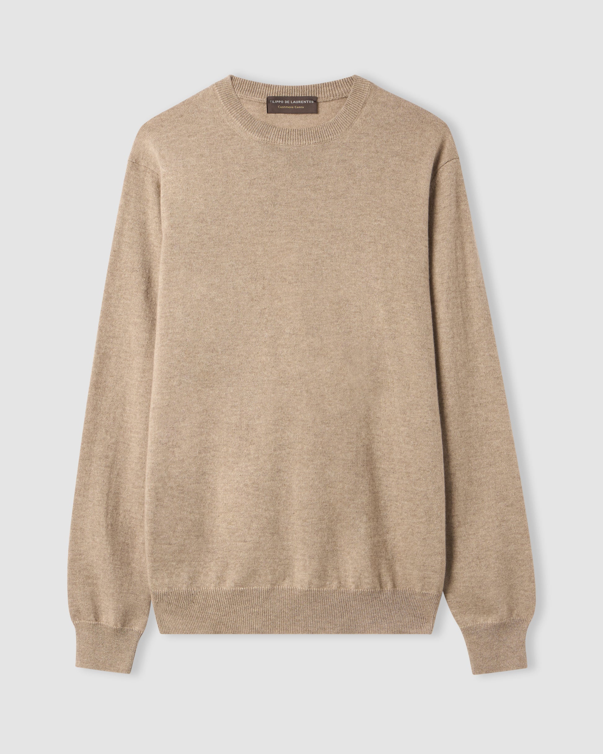 Girocollo manica lunga Beige | Filippo De Laurentiis