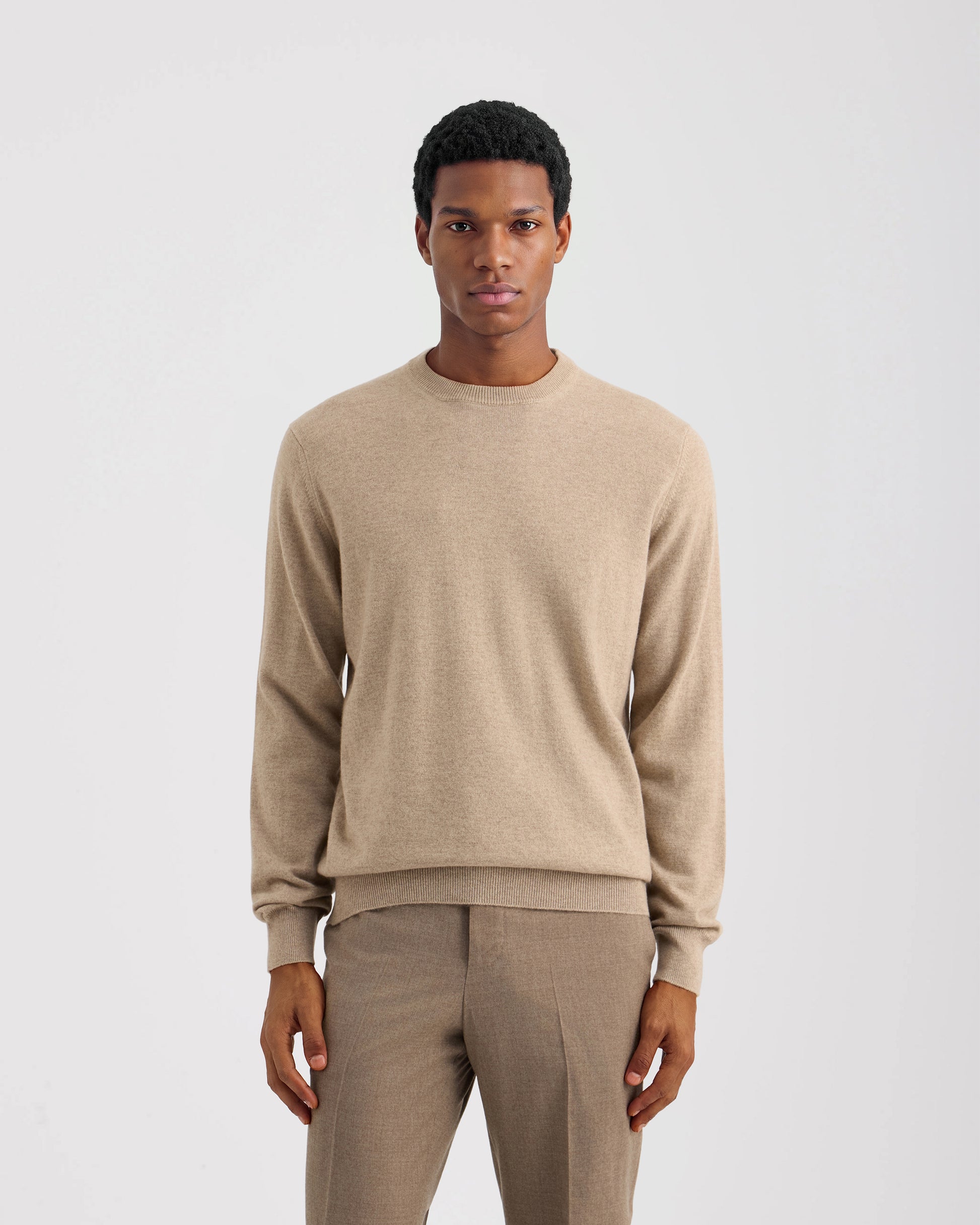 Girocollo manica lunga Beige | Filippo De Laurentiis